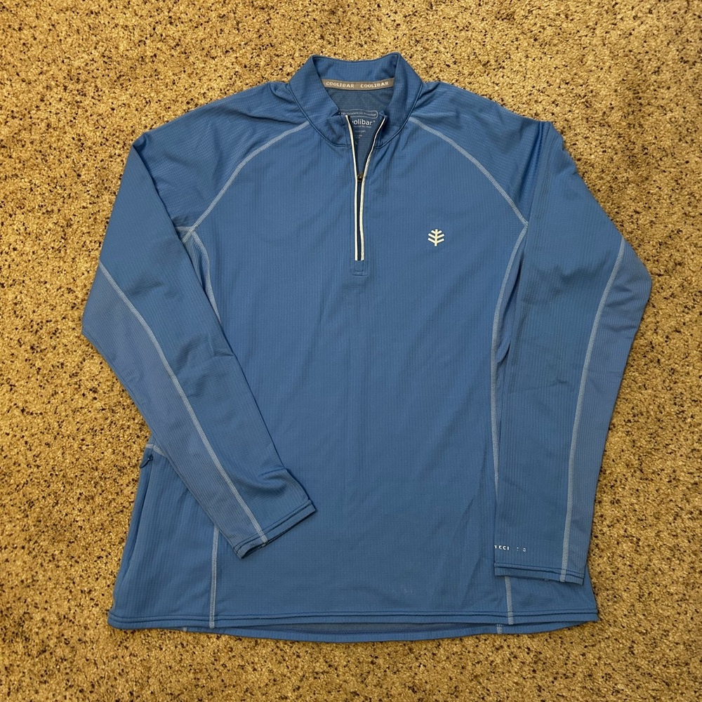 Coolibar Quarter Zip Long Sleeve Active Top